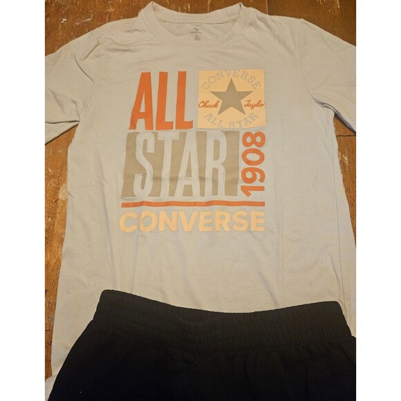 Converse Bundle Outfit T-shirt and Shorts Boys Large 12-13 - Picture 3 of 7